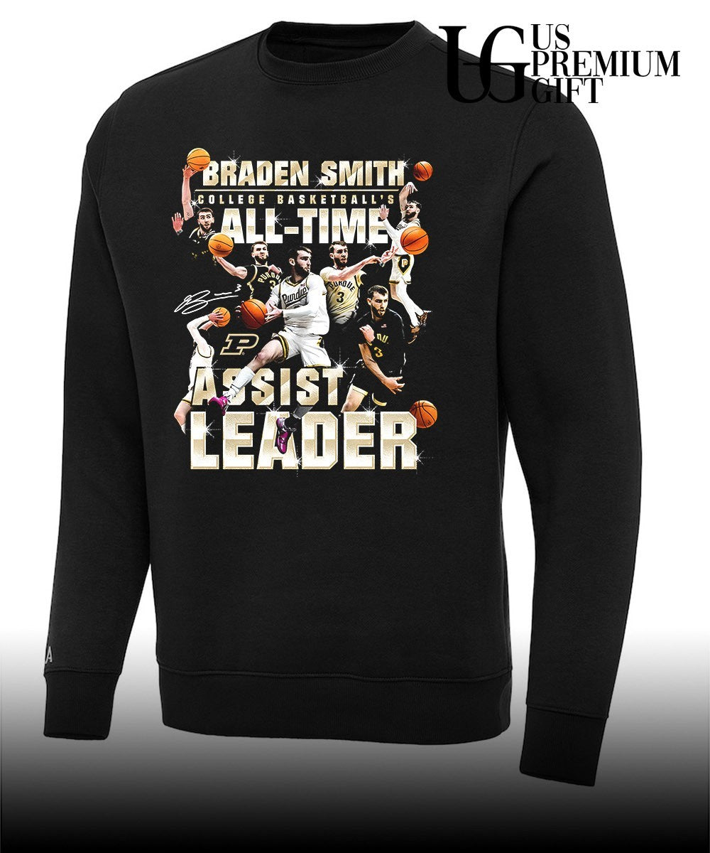 Braden Smith Purdue Boilermakers College Basketball’s All Time Assist Leader shirt