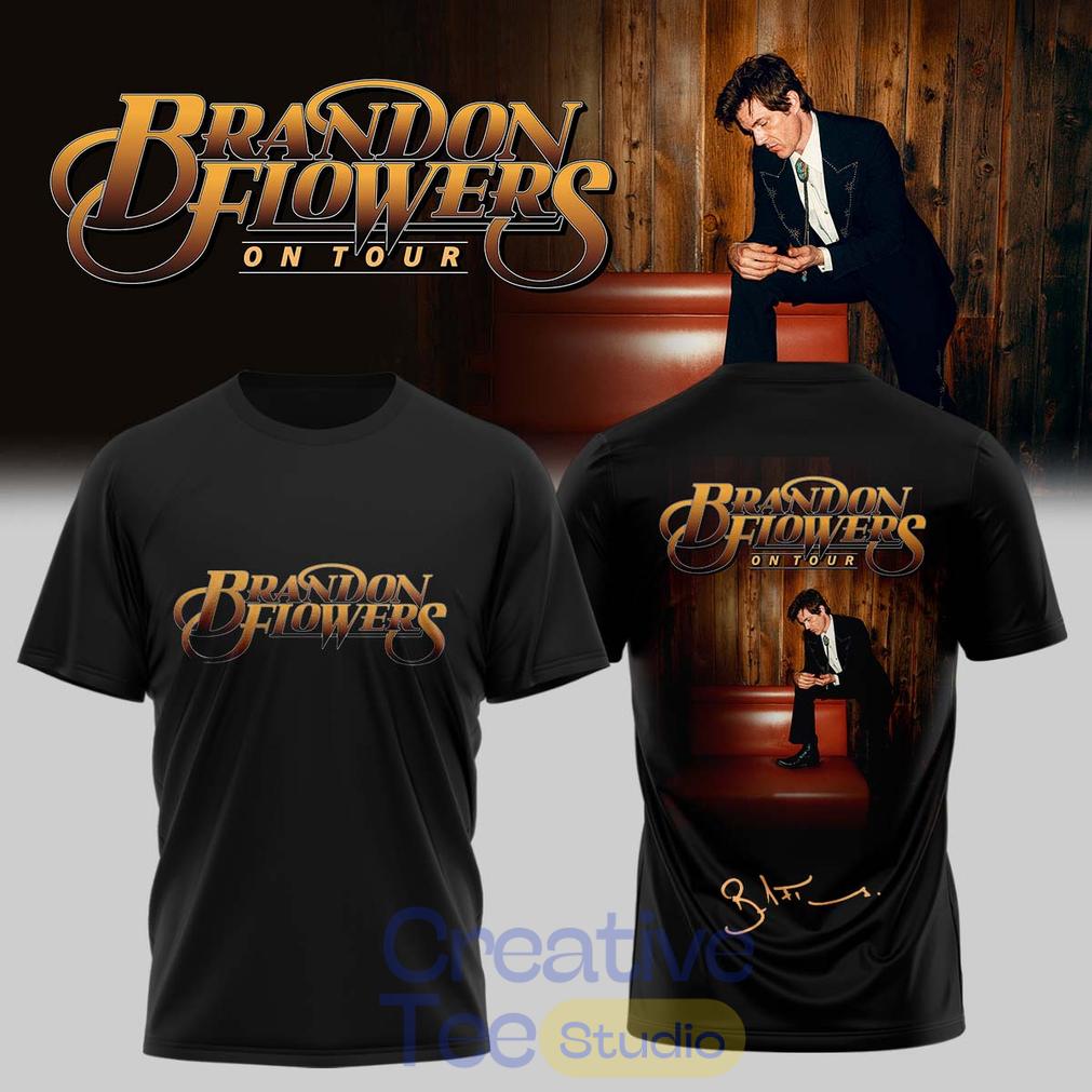Brandon Flowers On Tour 2026 Signature Black Edition Tee