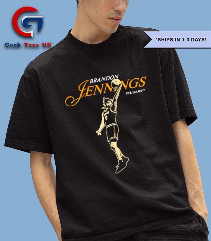Brandon Jennings VCU Rams basketball shirt