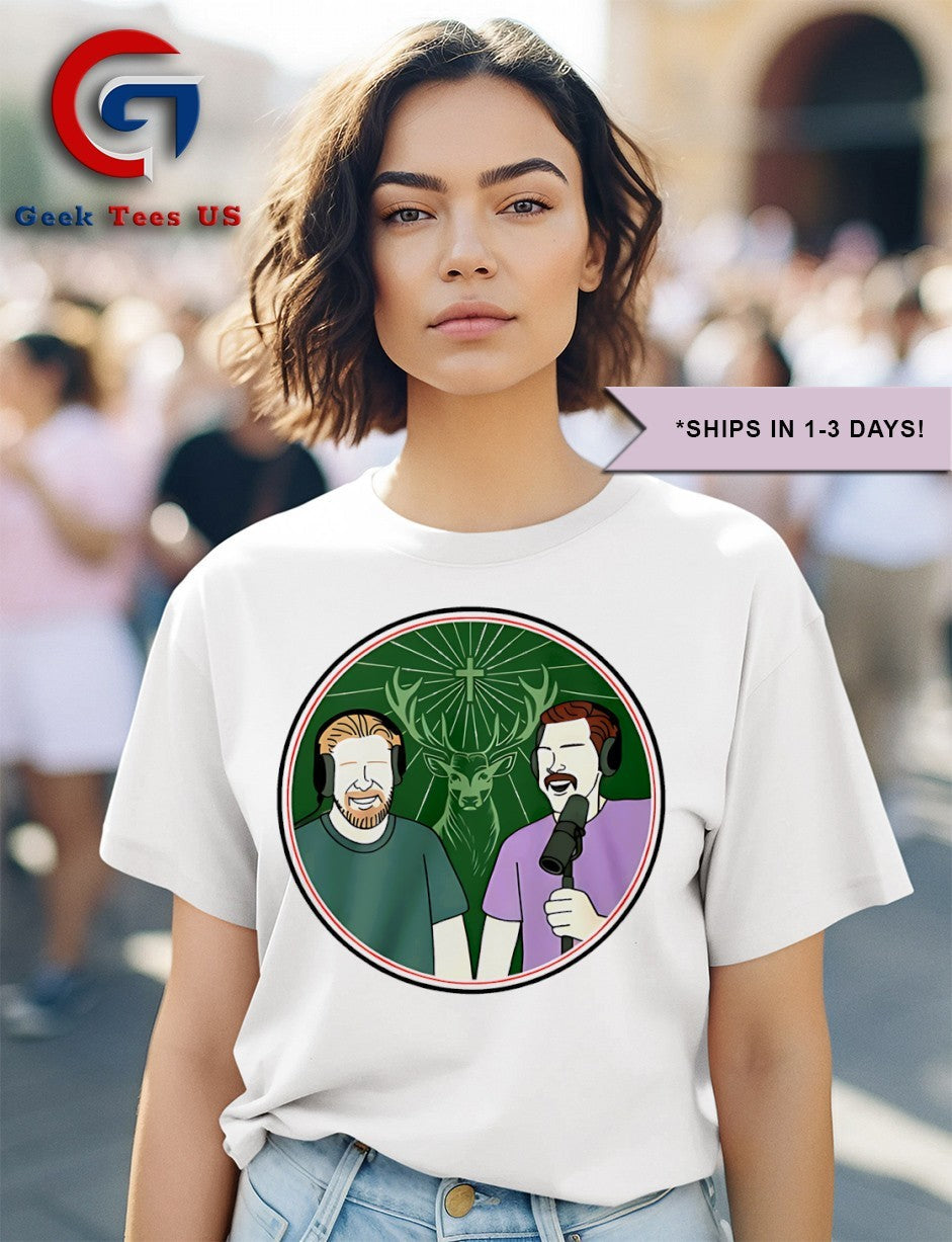Brandon Walker Mark Titus Podcast Jagermeister shirt