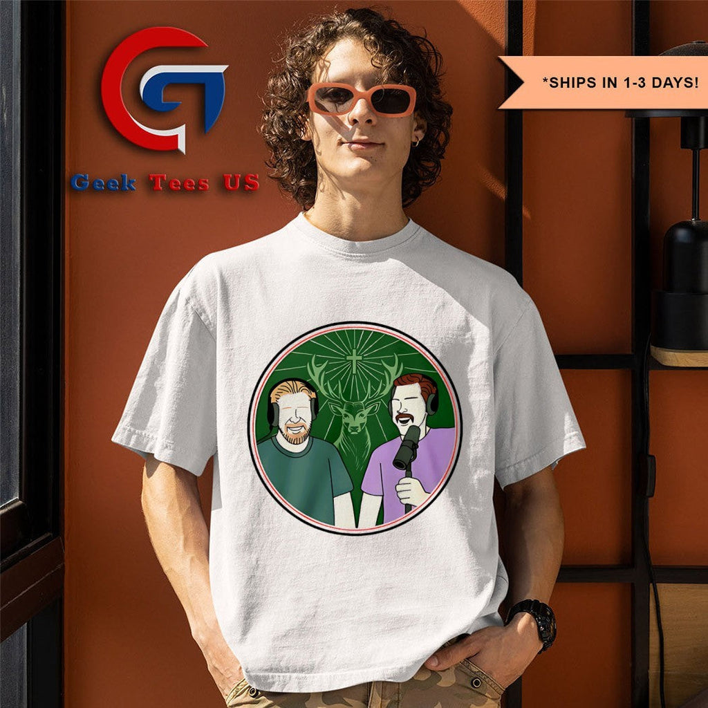 Brandon Walker Mark Titus Podcast Jagermeister shirt