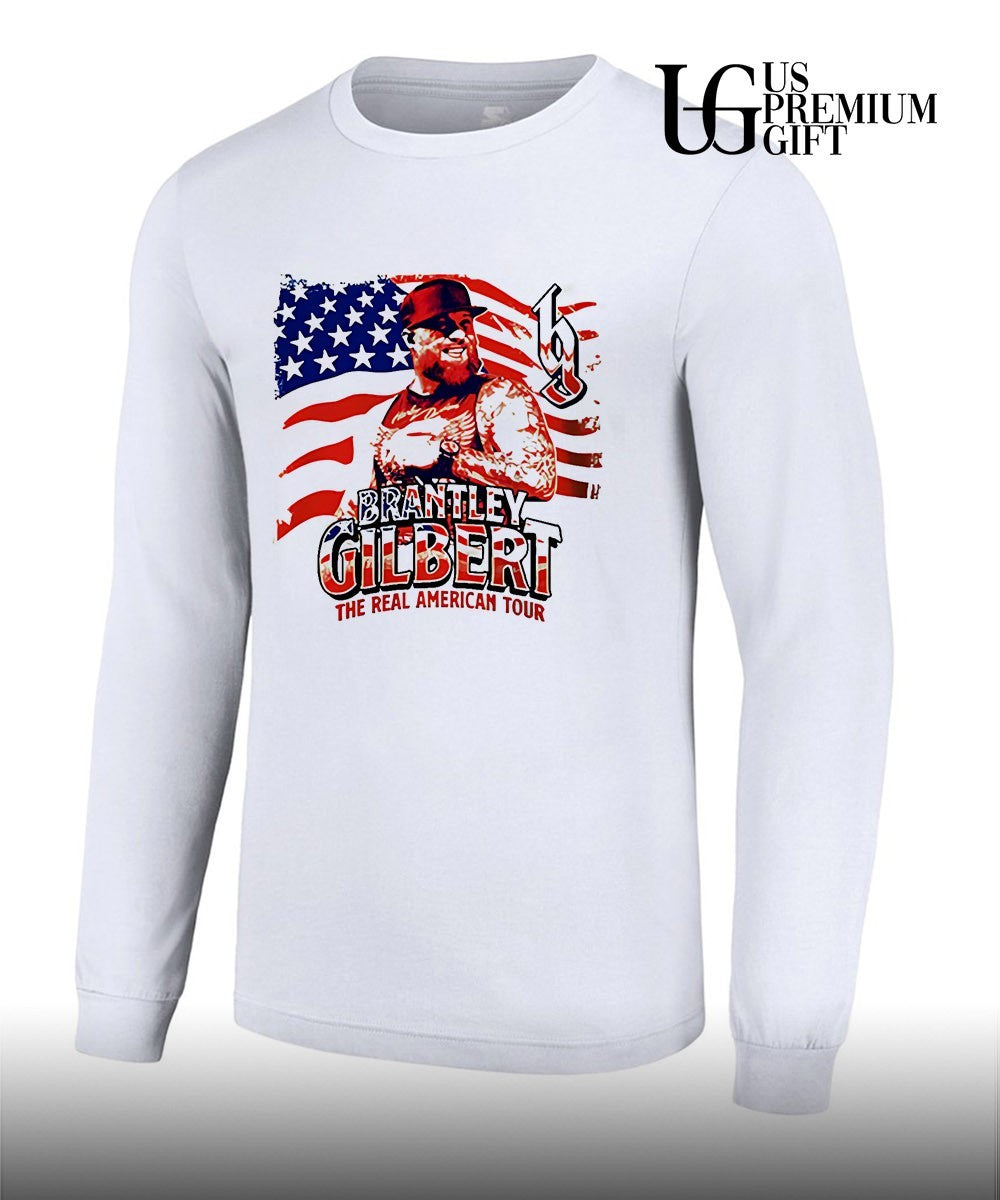 Brantley Gilbert The Real American Tour 2026 shirt