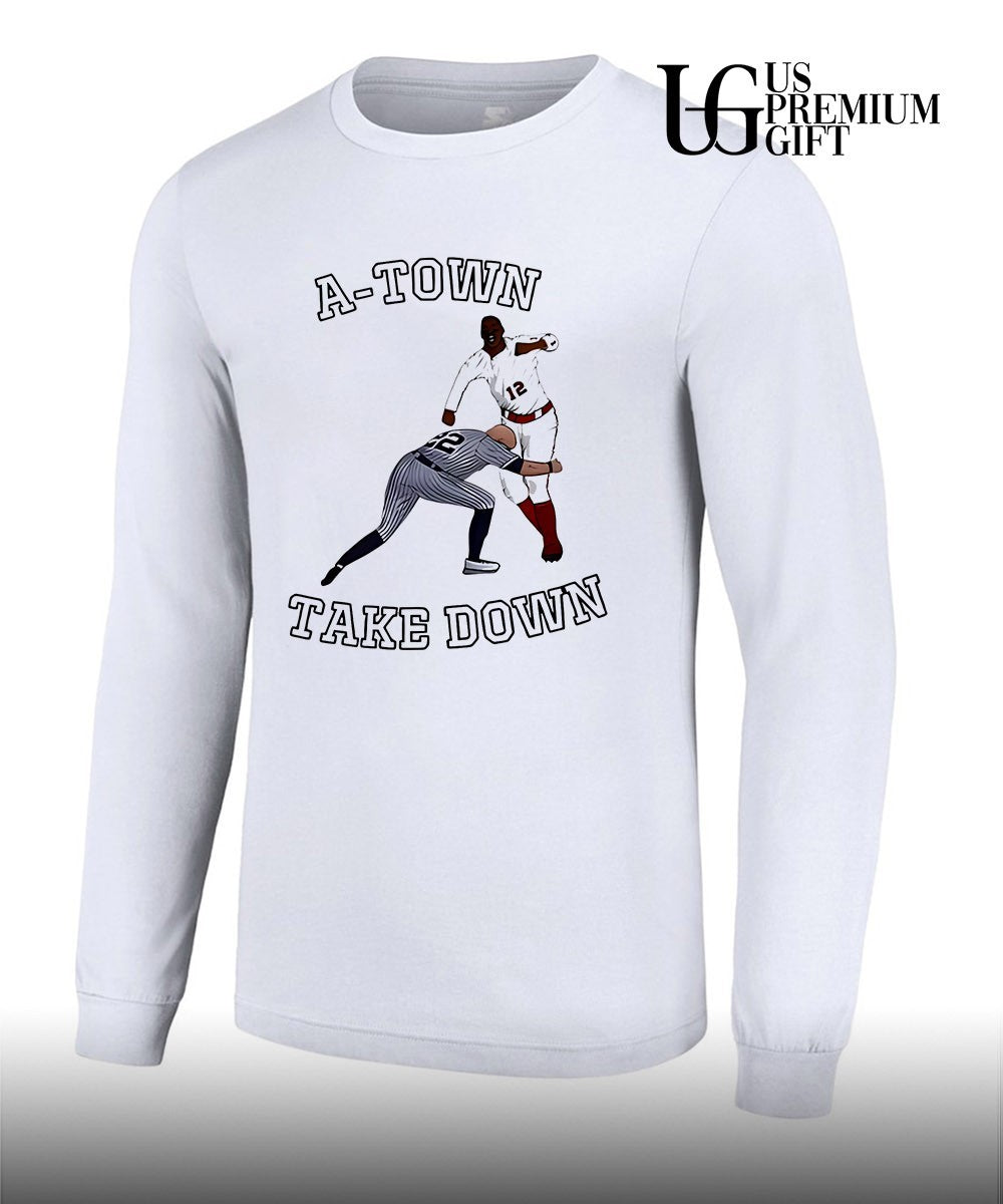 Braves Walt Weiss vs Jorge Soler A-Town Take Down baseball shirt