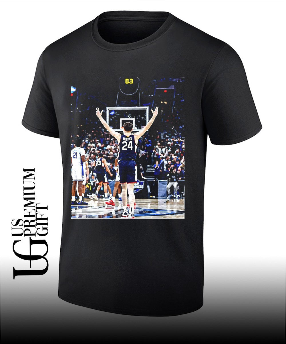 Braylon Mullins 0.3 Seconds Buzzer Beater UConn vs Duke 2026 Elite Eight Final shot graphic shirt