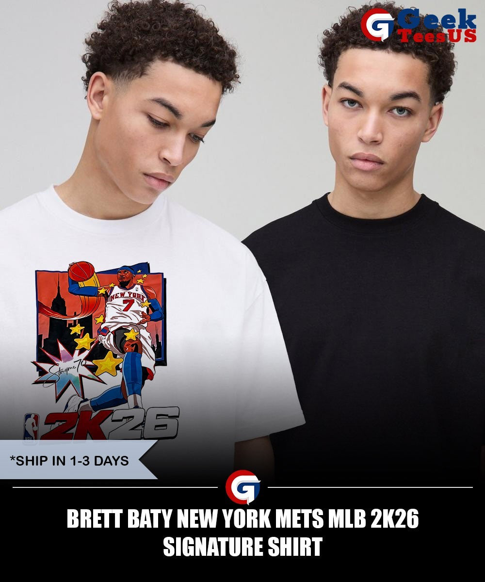 Brett Baty New York Mets MLB 2K26 signature shirt