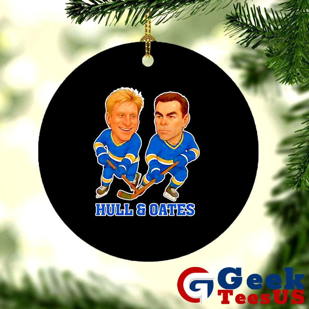 Brett Hull and Adam Oates Hull and Oates Hockey caricatures shirt