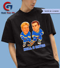 Brett Hull and Adam Oates Hull and Oates Hockey caricatures shirt