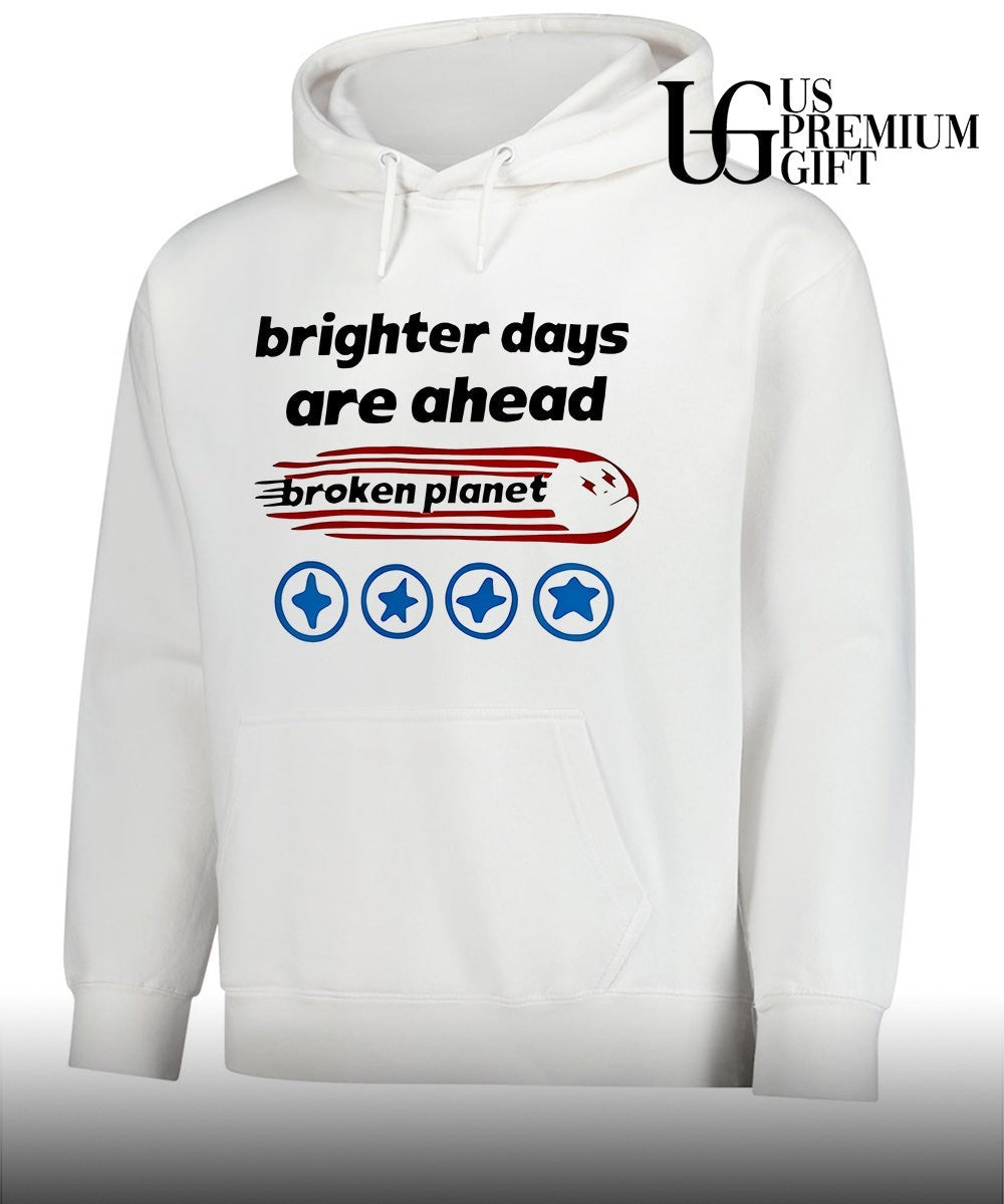 Brighter days are ahead broken plane shirt