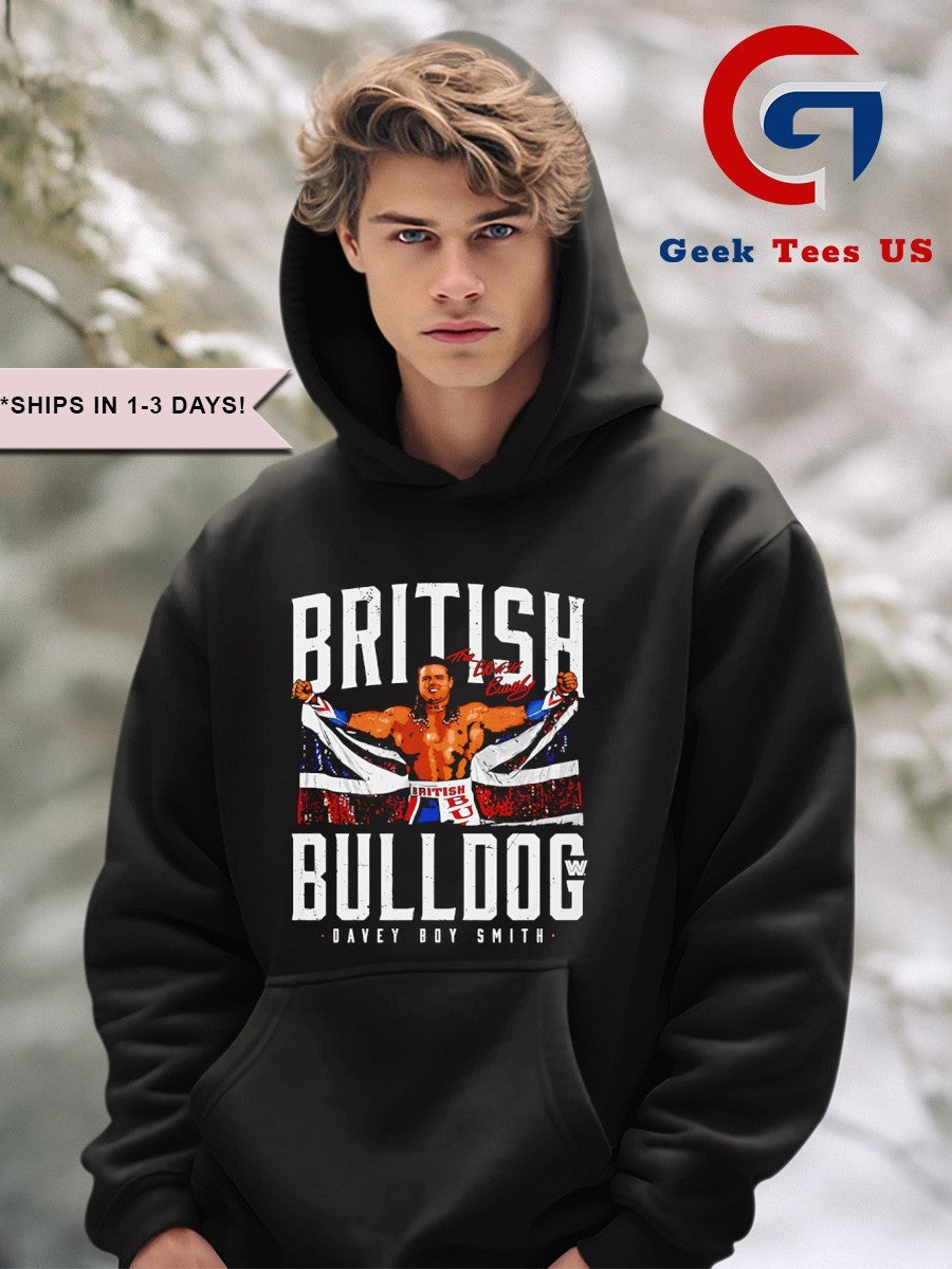 British Bulldog Davey Boy Smith signature shirt
