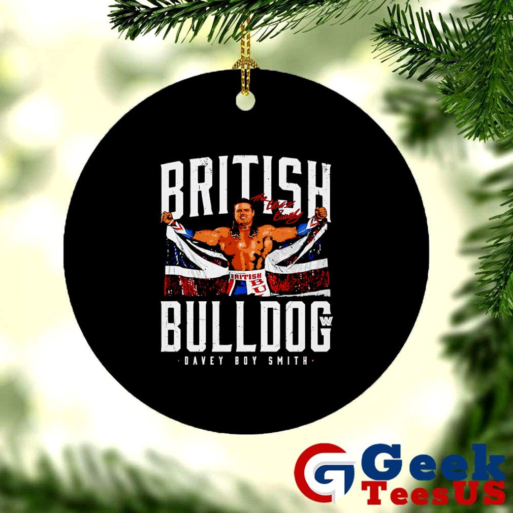 British Bulldog Davey Boy Smith signature shirt