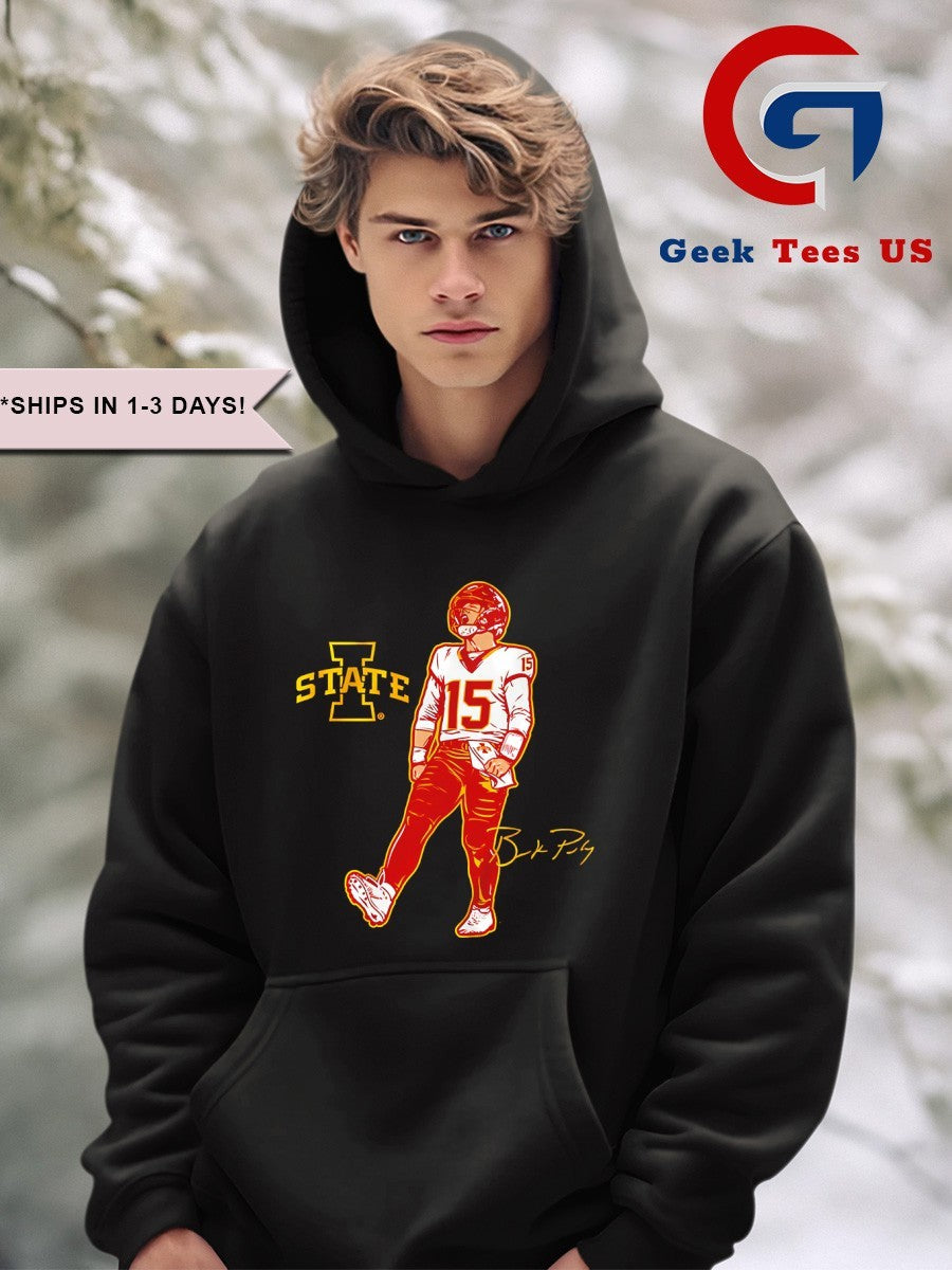 Brock Purdy Iowa State Cyclones football superstar pose signature shirt