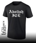 Brody King wearing Abolish ICE shirt