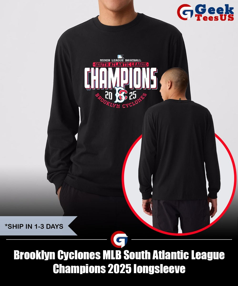 Brooklyn Cyclones MLB South Atlantic League Champions 2025 shirt