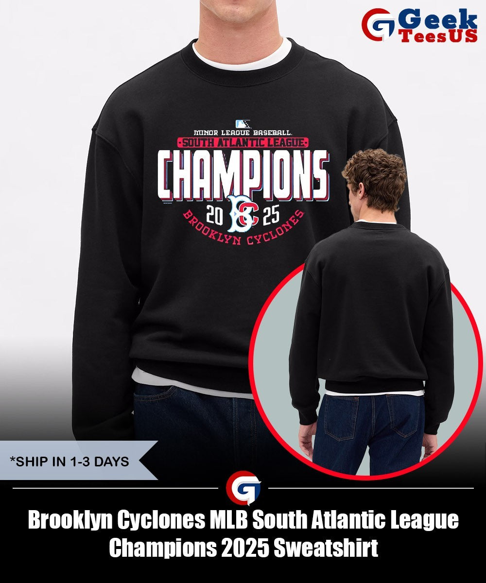 Brooklyn Cyclones MLB South Atlantic League Champions 2025 shirt