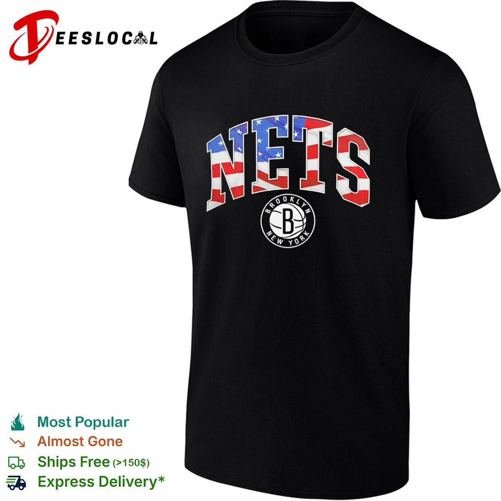 Brooklyn Nets American Flag Shirt