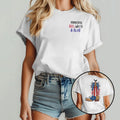 Brought To You Courtesy Of The Red White & Blue Shirt