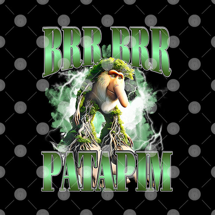 Brr Brr Patapim Italian Brainrot Meme T Shirt