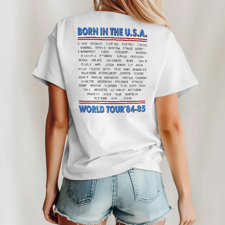 Bruce Springsteen And The E Street Band Born In The USA World Tour ’84-85 Shirt