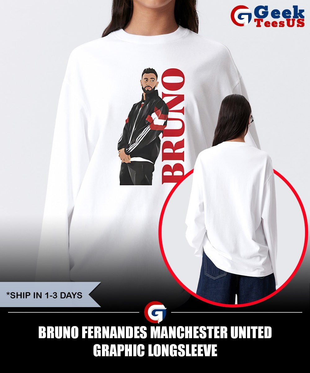 Bruno Fernandes Manchester united graphic shirt