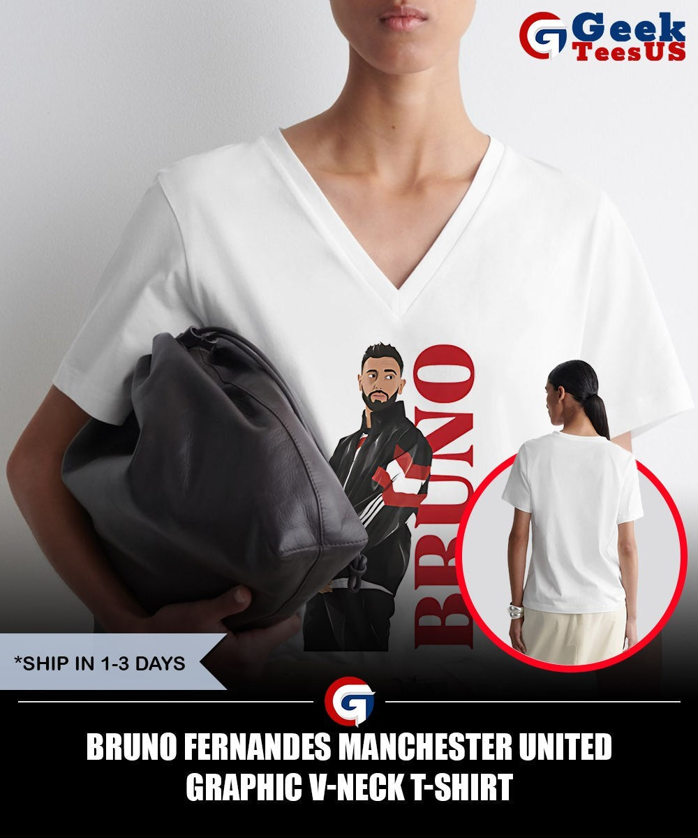 Bruno Fernandes Manchester united graphic shirt