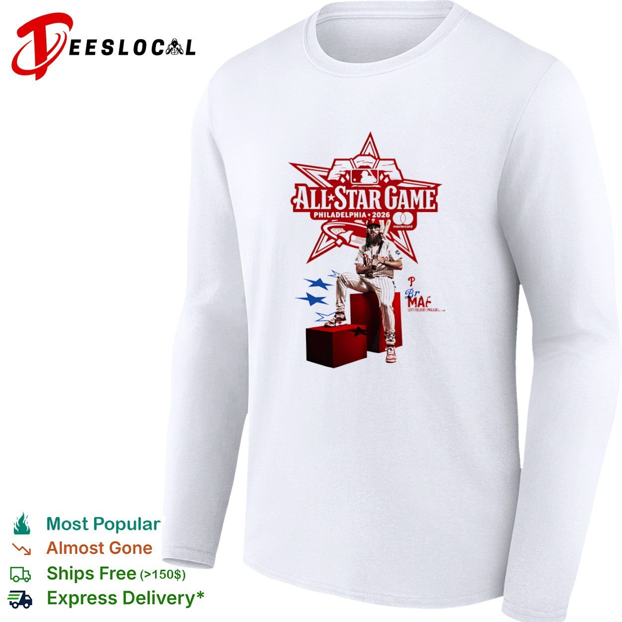 Bryce Harper Philadelphia Phillies 2026 All-Star Game shirt