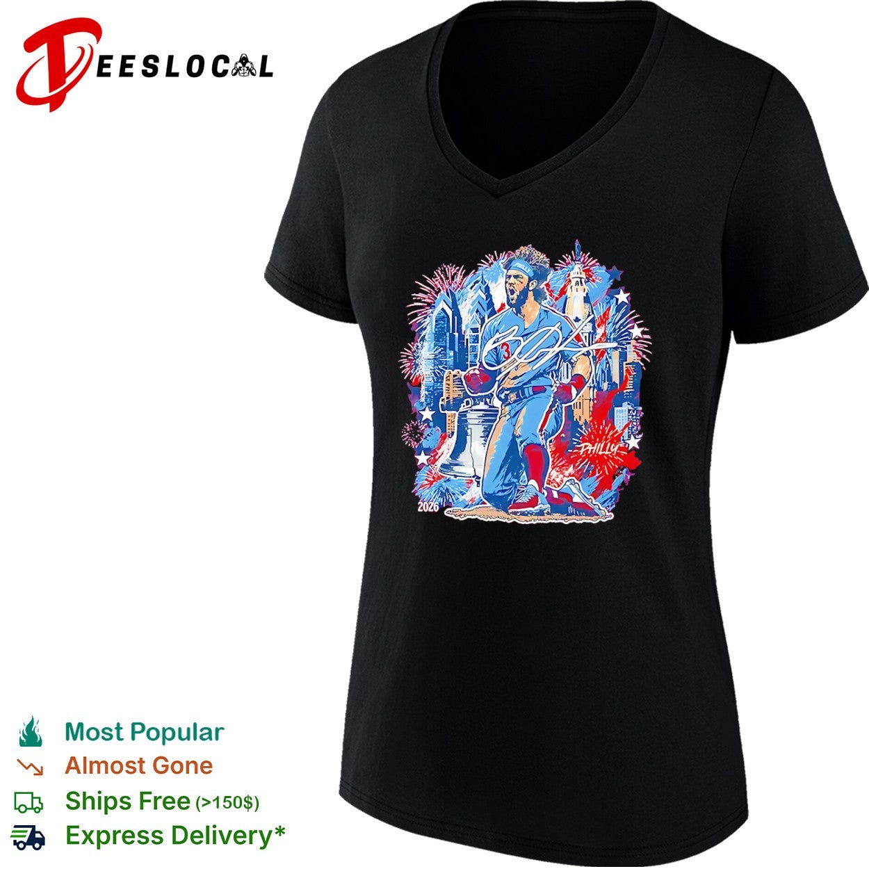 Bryce Harper Philadelphia Phillies 2026 Signature shirt