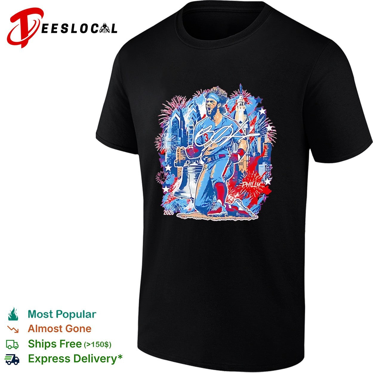 Bryce Harper Philadelphia Phillies 2026 Signature shirt