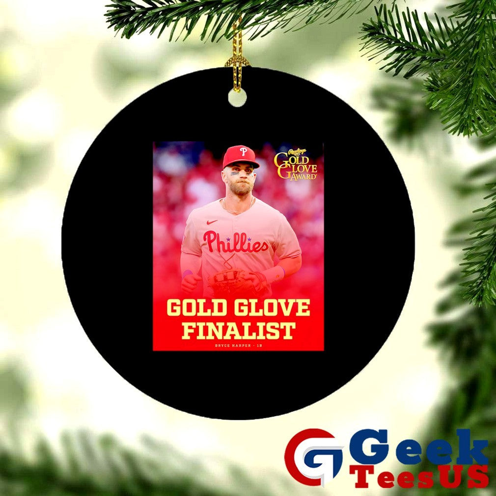 Bryce Harper Philadelphia Phillies baseball Rawlings Gold Glove Award shirt