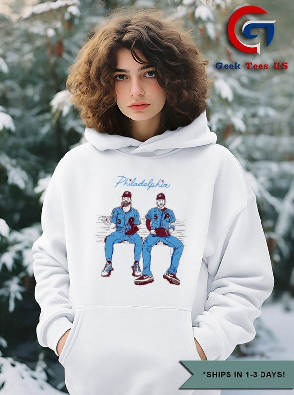 Bryce Harper and Bryson Stott Philadelphia Phillies baseball art shirt