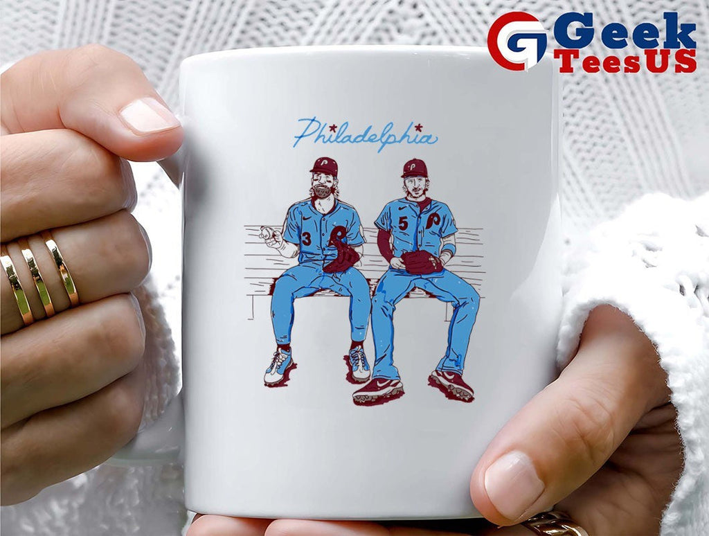 Bryce Harper and Bryson Stott Philadelphia Phillies baseball art shirt