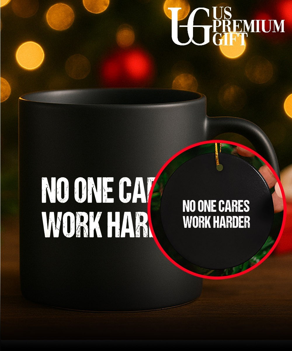 Bryson DeChambeau wearing No One Cares Work Harder shirt