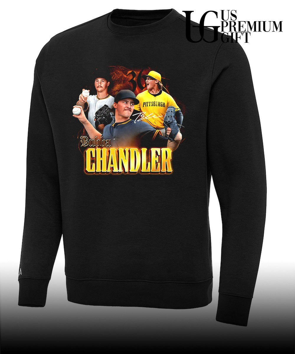 Bubba Chandler Pittsburgh Pirates baseball Photocollage signature shirt