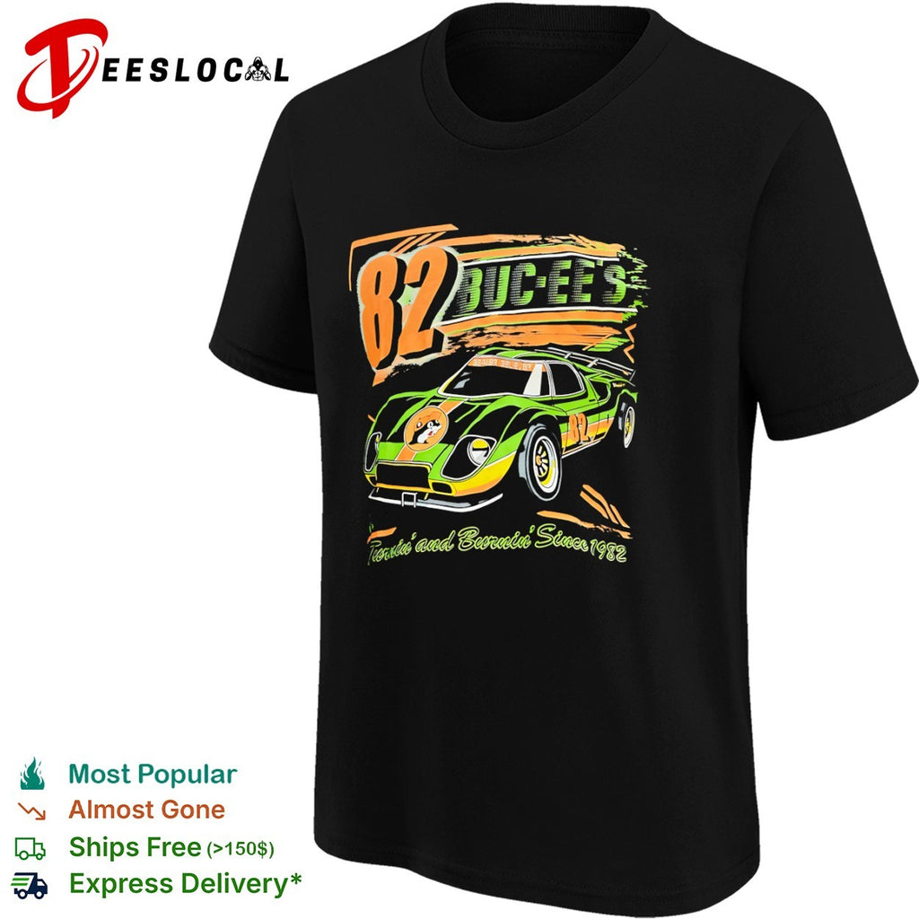 Buc-ee’s Beaver Believer Tearin’ and Burnin’ Since 1982 Racing shirt
