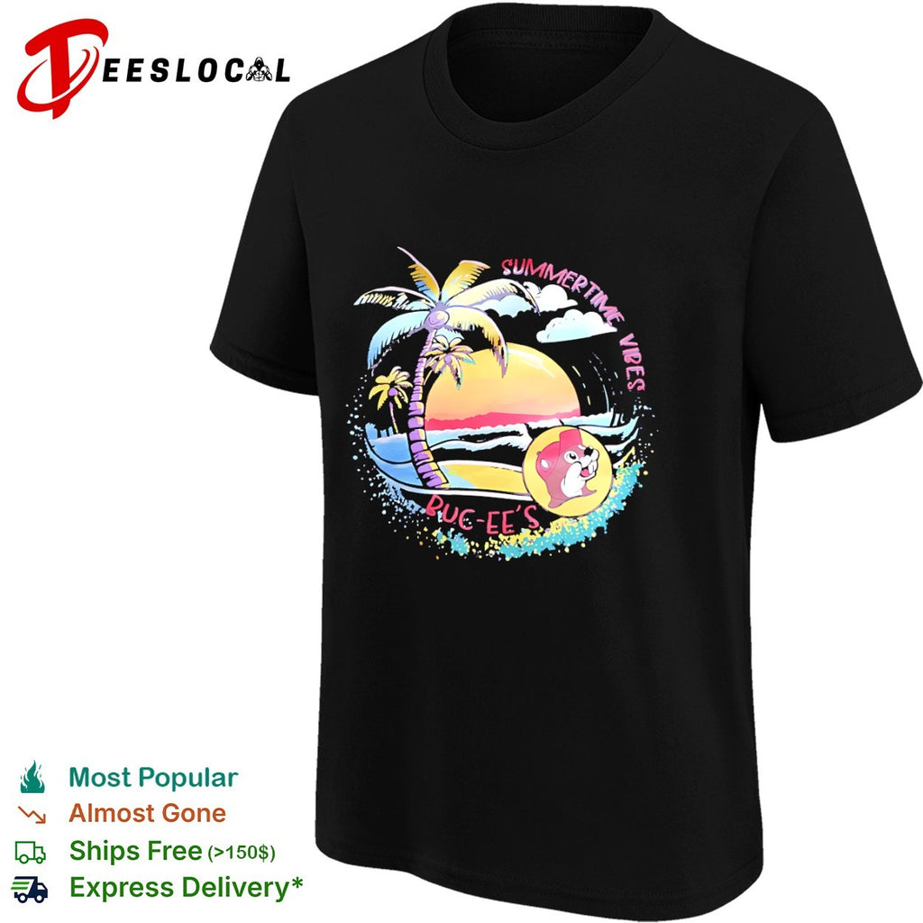 Buc-ee’s Summertime Vibes Tropical Beach shirt