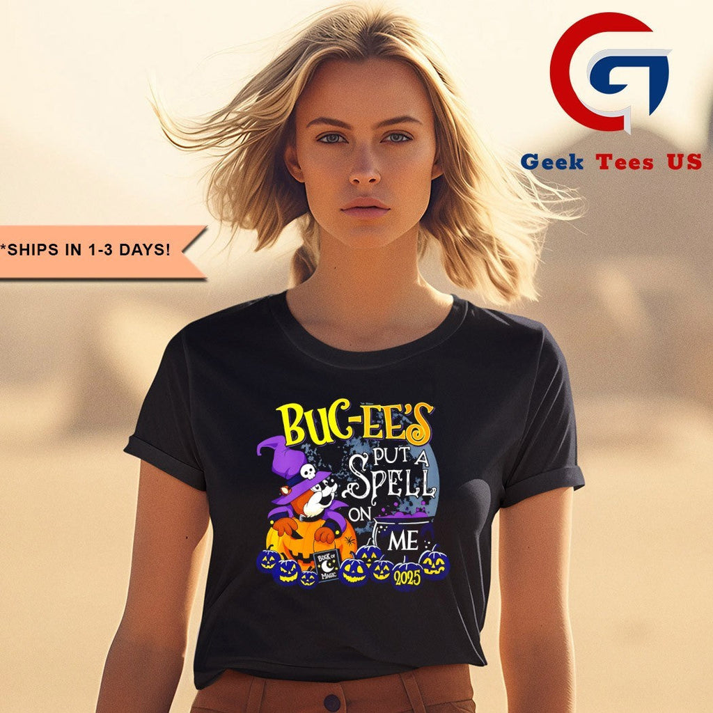 Buc-ee’s put a spell on me Halloween 2025 logo shirt