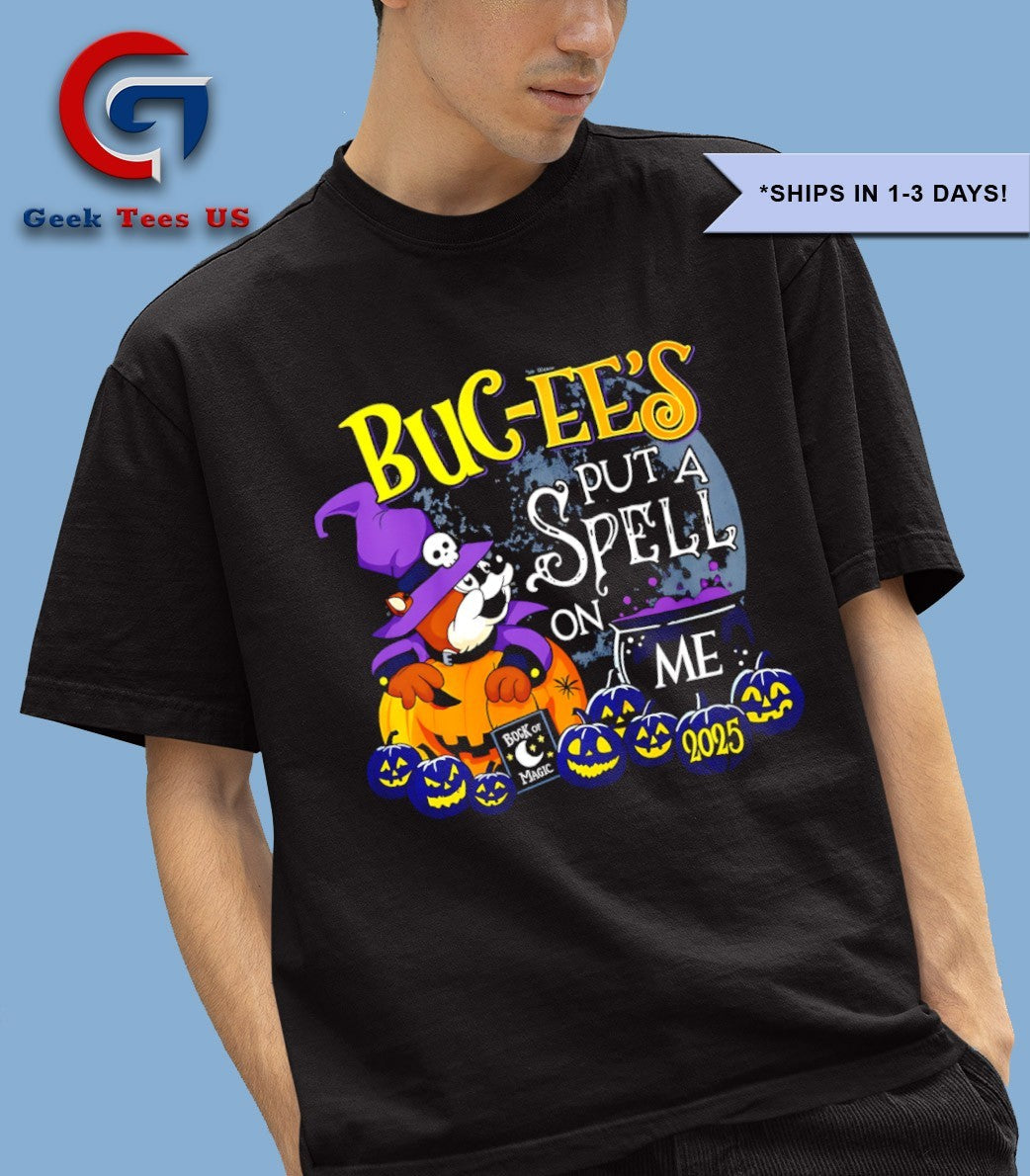 Buc-ee’s put a spell on me Halloween 2025 logo shirt