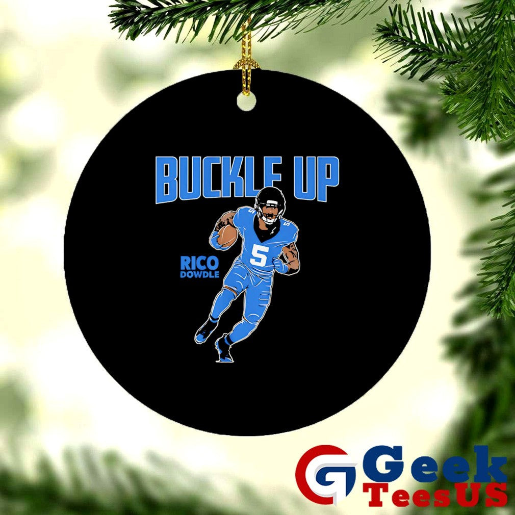 Buckle Up Rico Dowdle Carolina Panthers football shirt