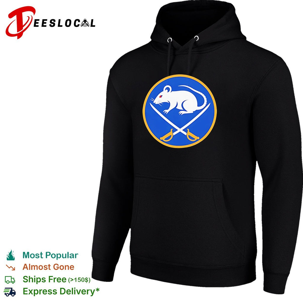 Buffalo Sabres Rat Logo Parody NHL hockey shirt