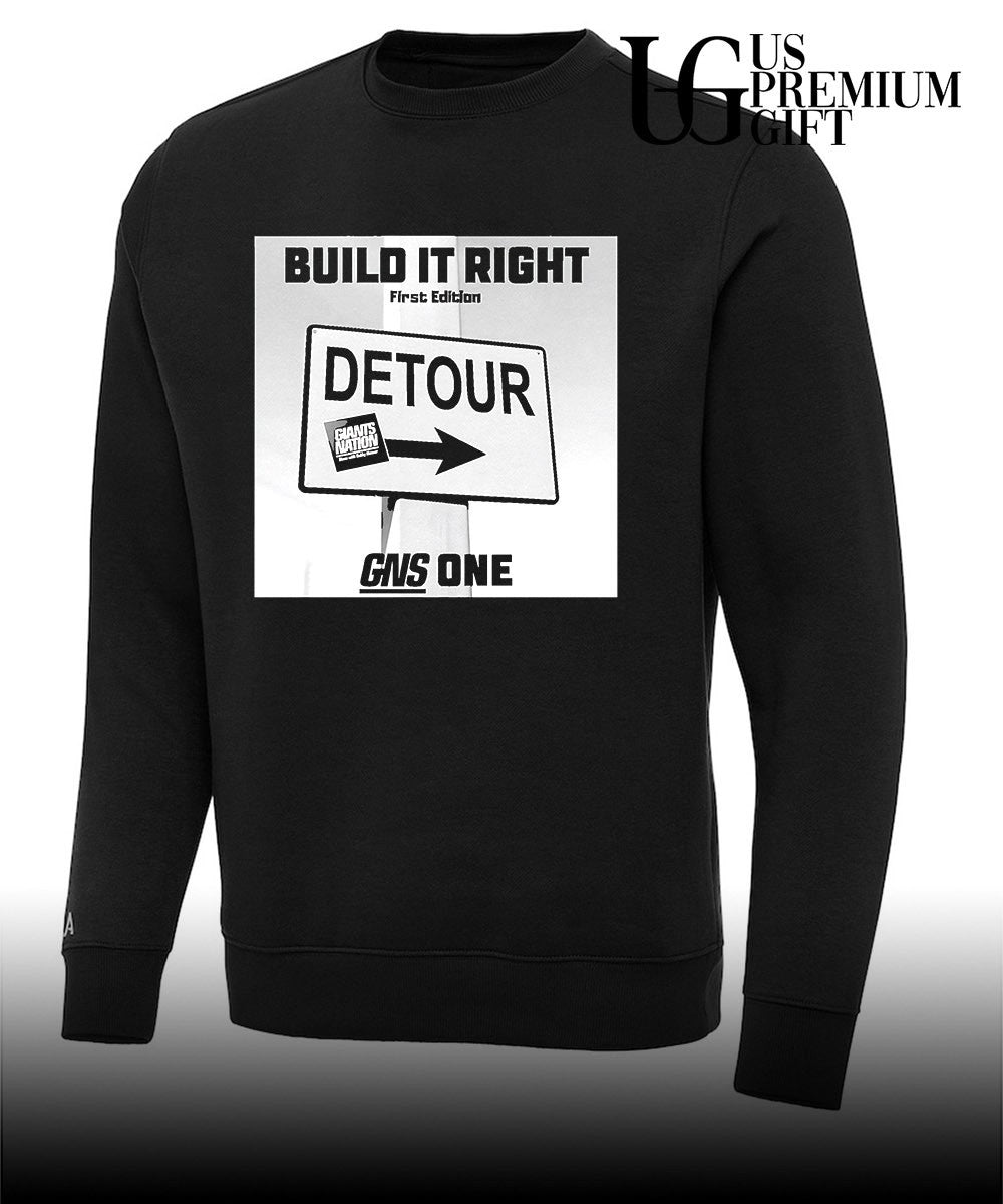 Build It Right Detrour Giants Nation shirt