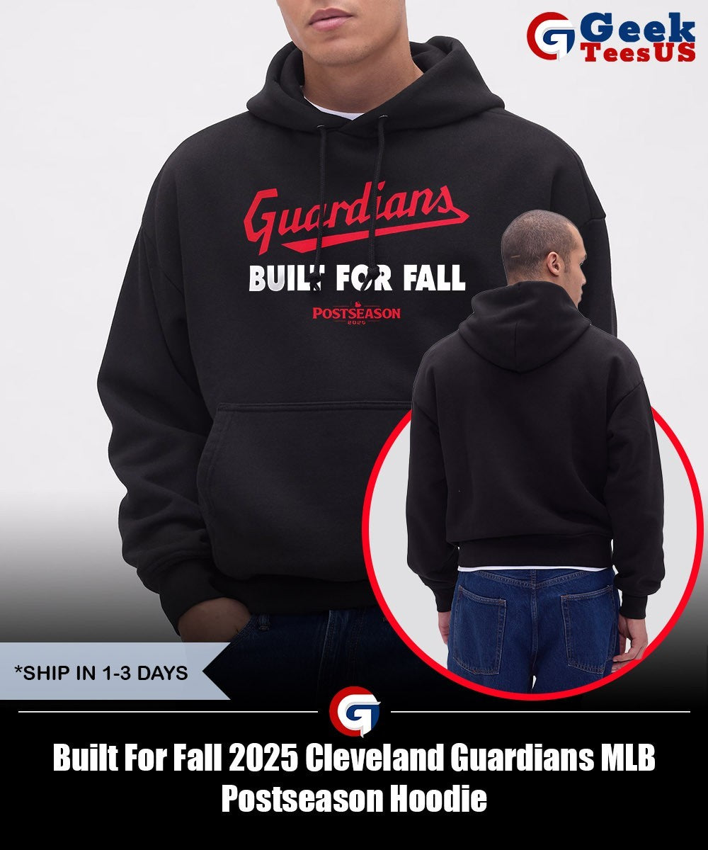 Built For Fall 2025 Cleveland Guardians MLB Postseason shirt