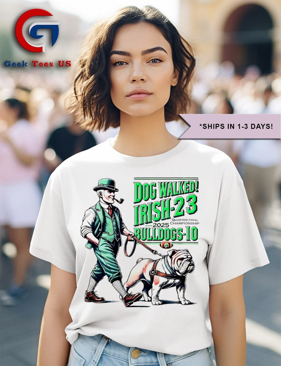 Bulldogs dog walked Irish-23 Quarter final Championship 2025 shirt