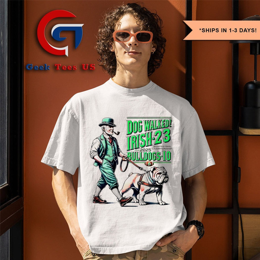 Bulldogs dog walked Irish-23 Quarter final Championship 2025 shirt