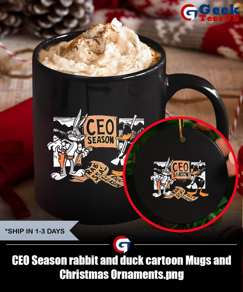 CEO Season rabbit and duck cartoon shirt