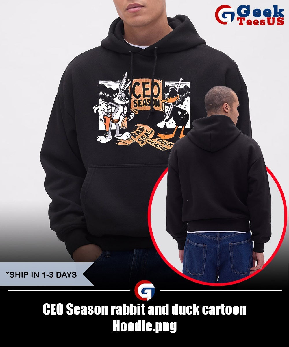 CEO Season rabbit and duck cartoon shirt