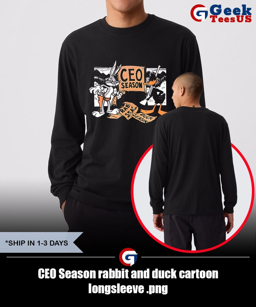 CEO Season rabbit and duck cartoon shirt