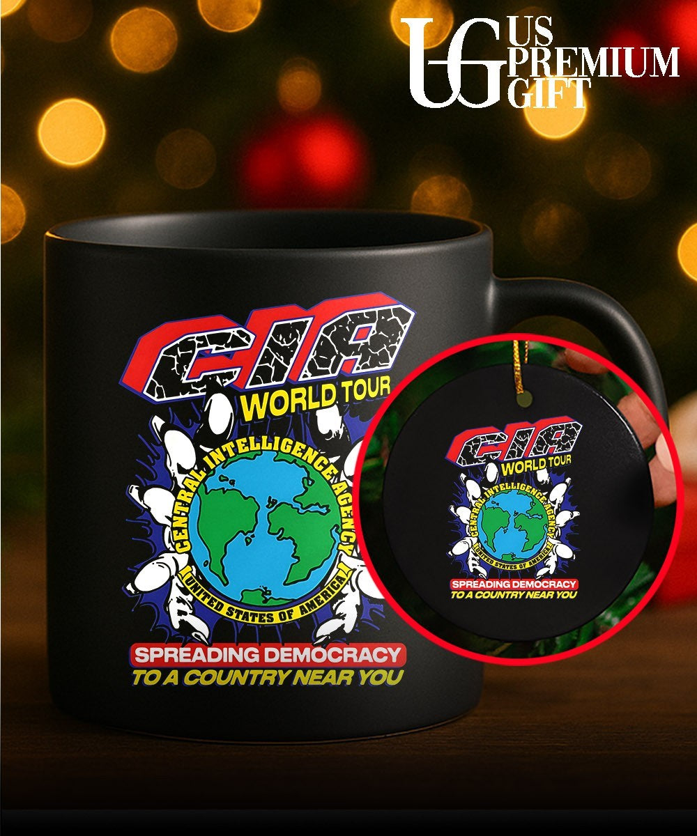 CIA world tour spreading democracy to a country near you shirt