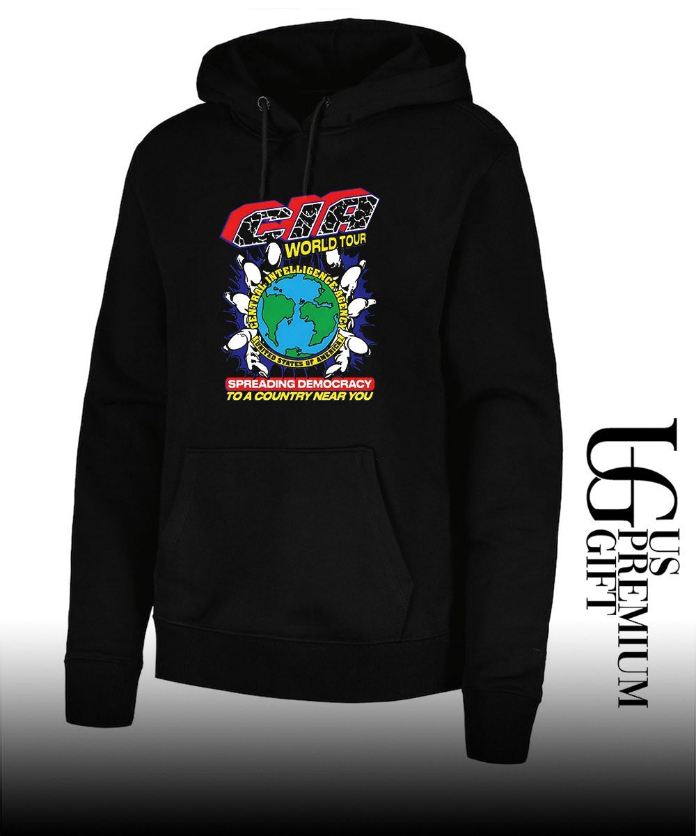 CIA world tour spreading democracy to a country near you shirt
