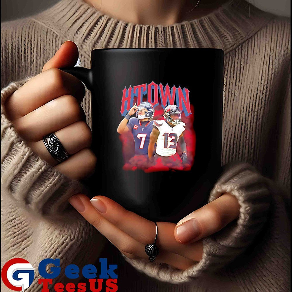 CJ Stroud and Christian Kirk Houston Texans graphic shirt