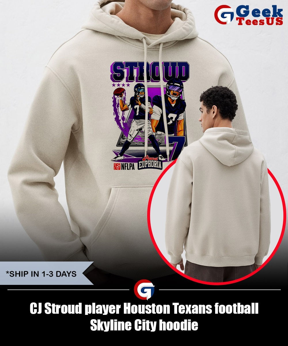 CJ Stroud player Houston Texans football Skyline City shirt