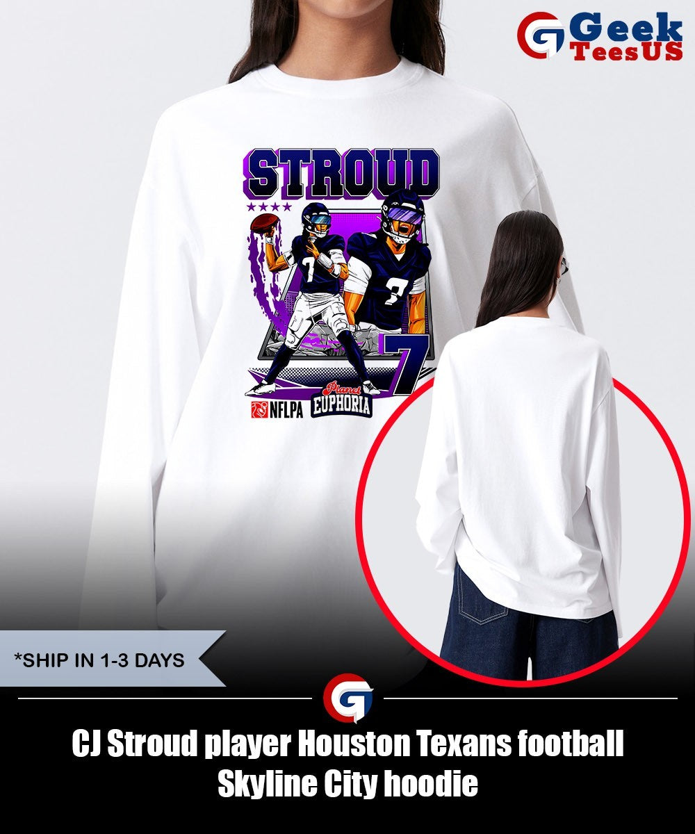 CJ Stroud player Houston Texans football Skyline City shirt